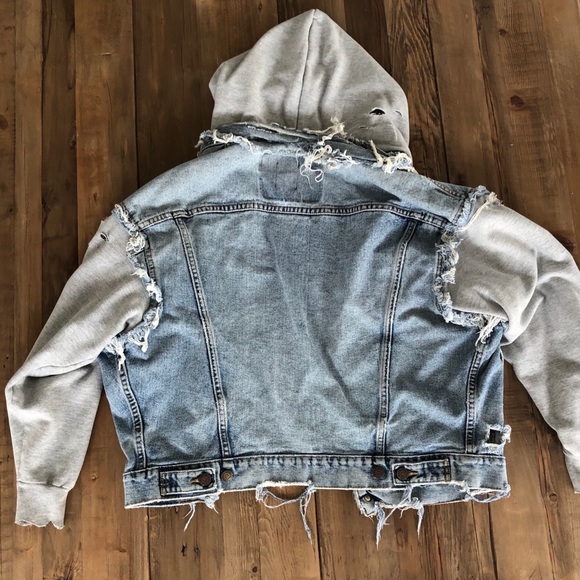 LF furst of a kind vintage jacket with hoodie - Picture 3 of 8